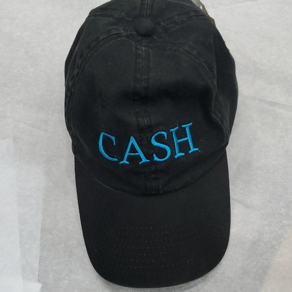Wrangler Other - Vintage Wrangler "Cash" Black Baseball Cap